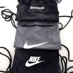 Bundle Of 3 AUTHENTIQUE BRAND Drawstring Back Packs.